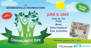 2024 Monroeville Foundation Community Day June 8, 2024 - family fun, food, music, entertainment, kids activities and more!